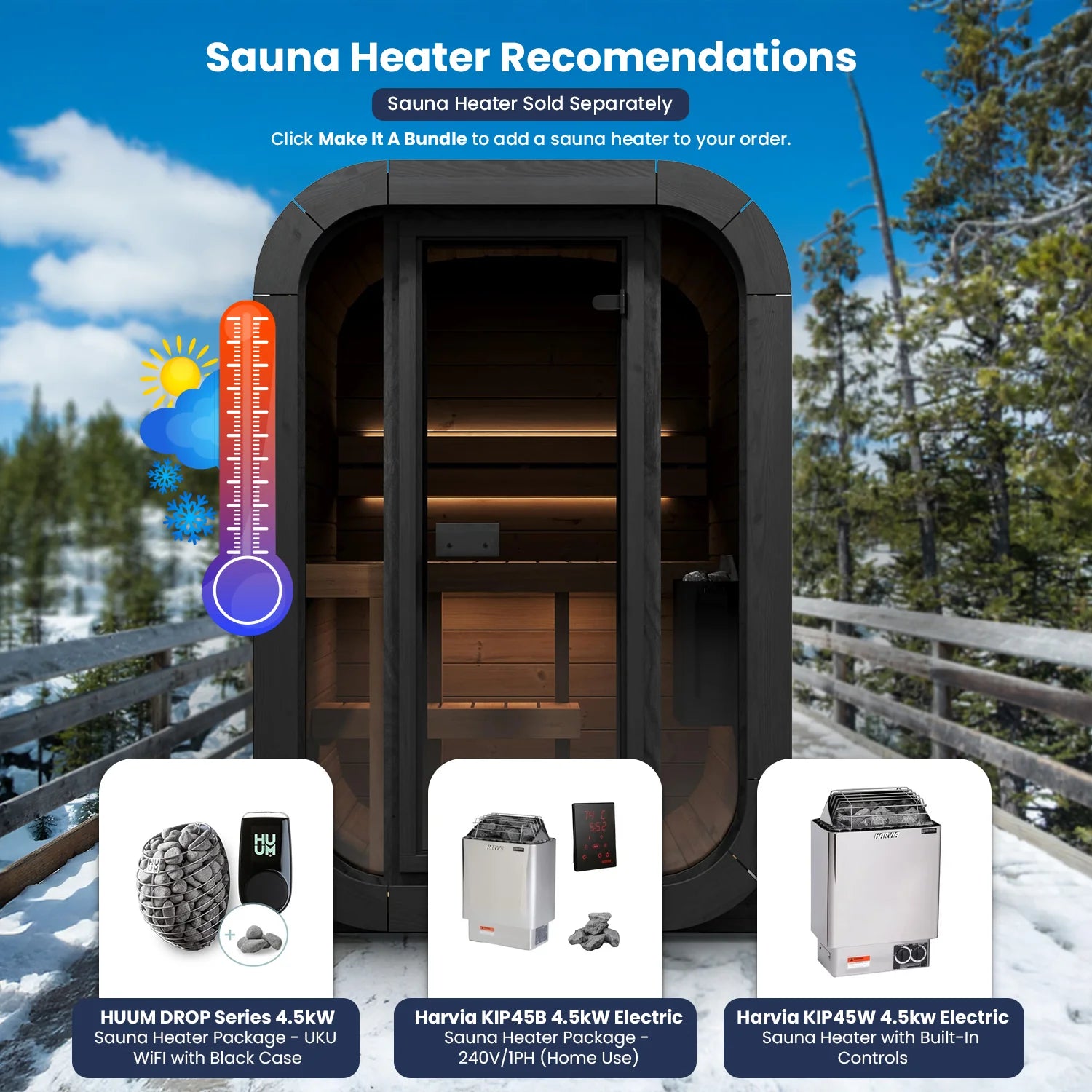SaunaLife CL3G Cube Sauna – 2-Person Cube-Series Outdoor Home Sauna Kit, view 14, RecovAthlete