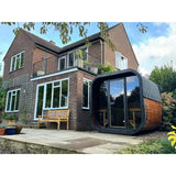 SaunaLife CL7G Sauna – 6-Person Cube-Series Outdoor Home Sauna Kit