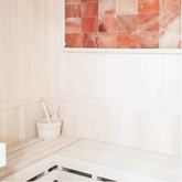 Scandia Electric Ultra Hand Finished Pre-Cut Sauna Room Kits - 48" x 84" x 84"