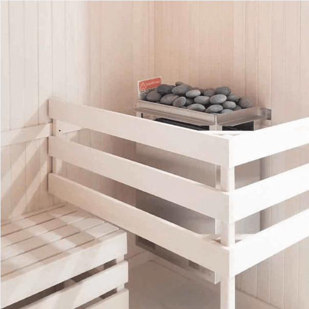 Scandia Electric Ultra Hand Finished Pre-Cut Sauna Room Kits - 48" x 84" x 84", view 3, RecovAthlete