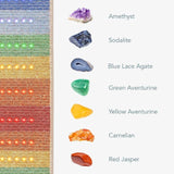 HealthyLine Rainbow Chakra Chair Series PEMF Far Infrared Heating Mats