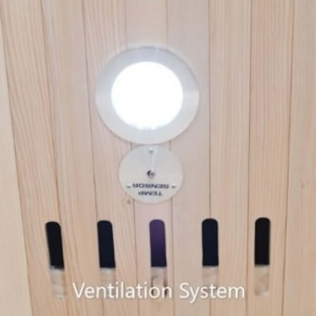 Sunray Freeport 3 Person Outdoor Tradtional Sauna HL300D1, view 8, RecovAthlete