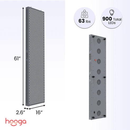 ULTRA4500 Red Light Therapy Panel Image Dimesnions-Recovathlete