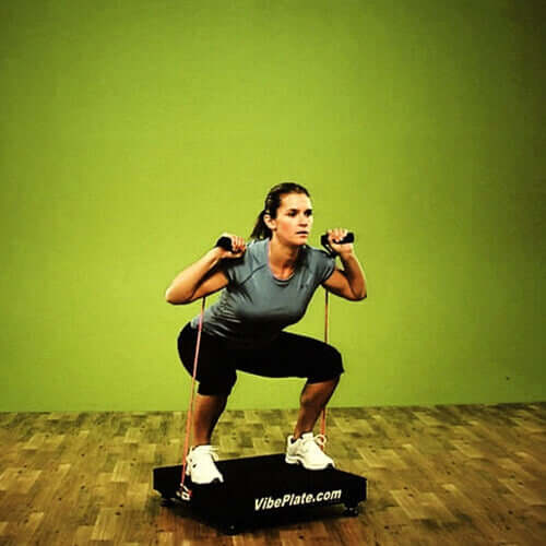 Women exercising on VibePlate 2424