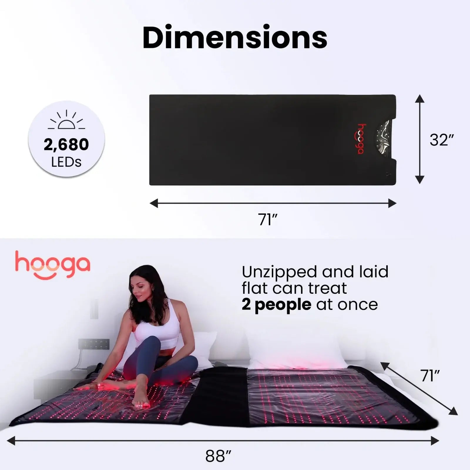 Hooga Red Light Therapy Full Body Pod XL, view 15, RecovAthlete