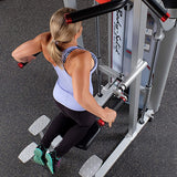 body solid s2acd assisted chin dip exercise dip top view