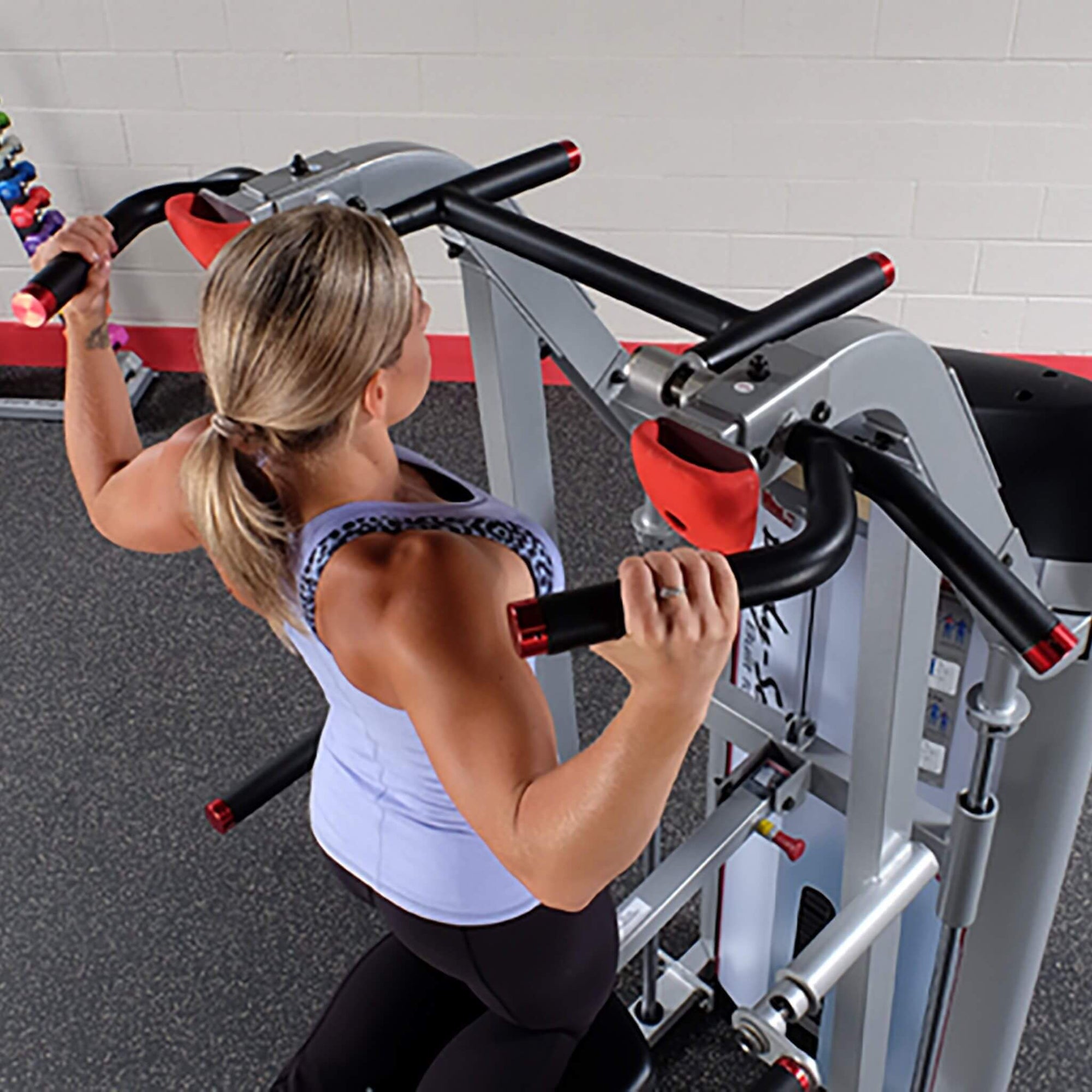 body solid s2acd assisted chin dip woman chin up