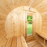 Dundalk CT Harmony 4 Person Outdoor Barrel Sauna