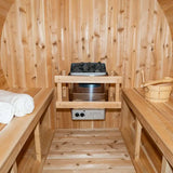 Dundalk CT Harmony 4 Person Outdoor Barrel Sauna