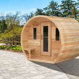 Dundalk LeisureCraft Sauna Dundalk CT Elation 4 Person Barrel Sauna CTC2424E