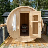 Dundalk CT Harmony 4 Person Outdoor Barrel Sauna