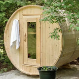 Dundalk CT Harmony 4 Person Outdoor Barrel Sauna