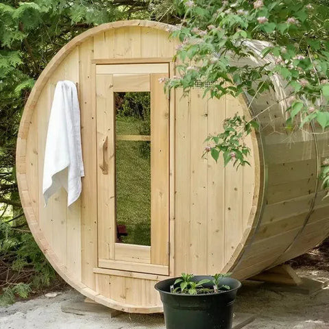 Dundalk Canadian Timber Harmony Outdoor Barrel Sauna