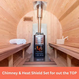 Dundalk CT Harmony 4 Person Outdoor Barrel Sauna