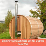 Dundalk CT Harmony 4 Person Outdoor Barrel Sauna