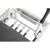 Black Elina Pilates Classic Aluminium Reformer Machine by Elina Pilates sold by Pilates Matters® by BSP LLC