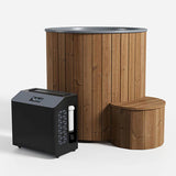 SaunaLife 1-Person Thermo-Pine Cold/Hot Plunge Tub | Model S1N