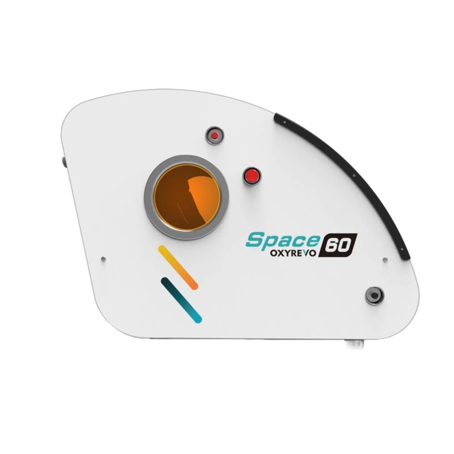 OxyRevo Space60 1.5 to 2.0ATA Hard Sitting Hyperbaric Chamber, view 8, RecovAthlete