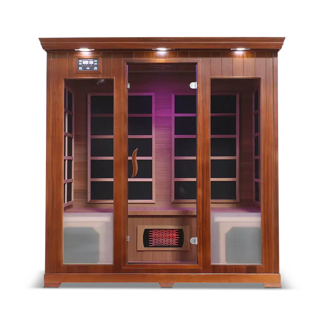 HealthSmart 4 Person Full Spectrum Infrared Sauna, view 13, RecovAthlete