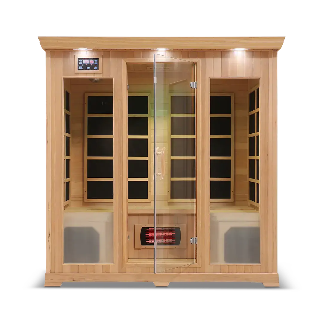 HealthSmart 4 Person Full Spectrum Infrared Sauna, RecovAthlete