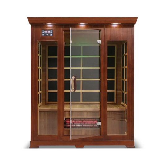 HealthSmart 3 Person Full Spectrum Infrared Sauna, RecovAthlete