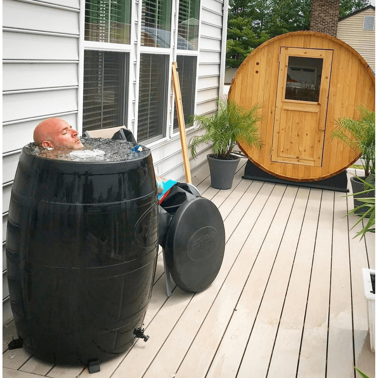 Ice Barrel 400 Cold Plunge Tub - icebarrel400Ice BarrelCold Plunge TherapyRecovAthlete