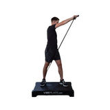 male Model on Vibeplate 2440 whole body vibration machines