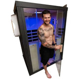 male athlete  in  HaloSauna™ (Formerly HaloIR)