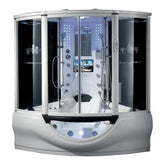 maya bath the superior platinum steam shower front view