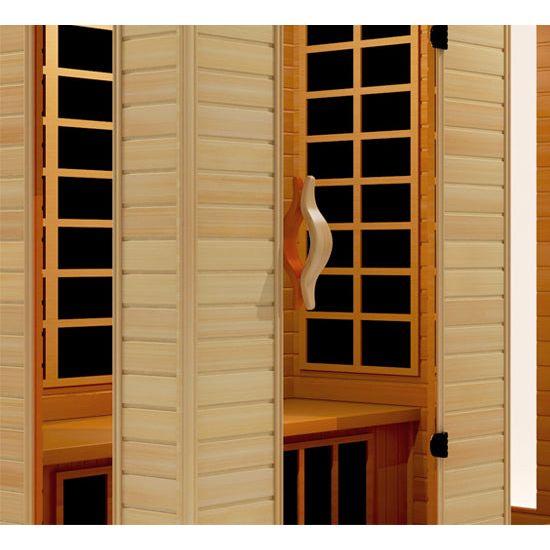 medical 4 infrared sauna close view of door handle