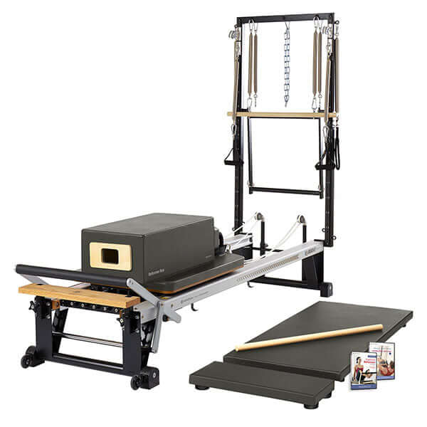Merrithew V2 Max Plus Reformer Package in gunmetal gray color