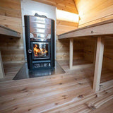 mini pod sauna benches