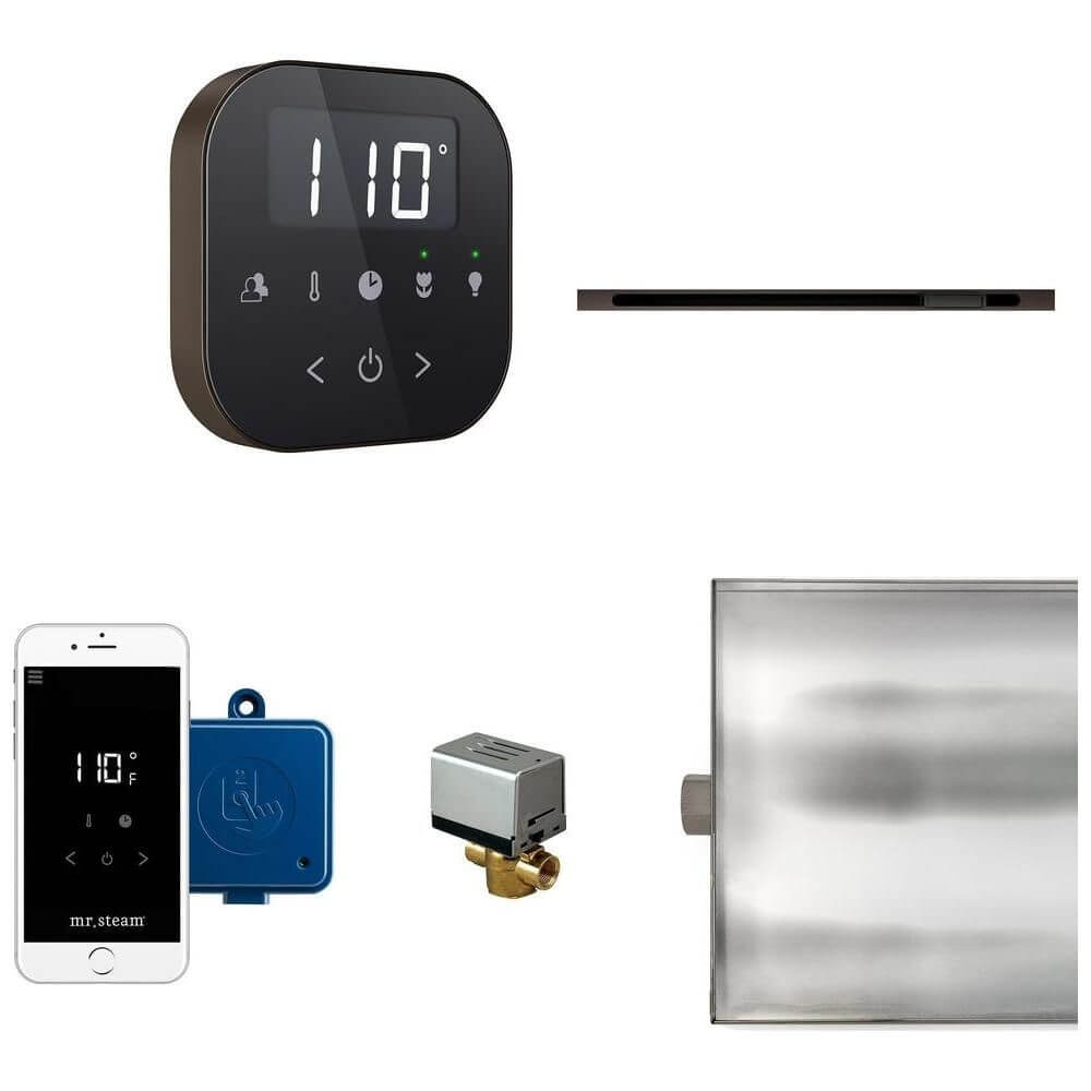 Mr. Steam AirButler Linear Steam Shower Control Package with AirTempo Control and Linear SteamHead, view 4, RecovAthlete