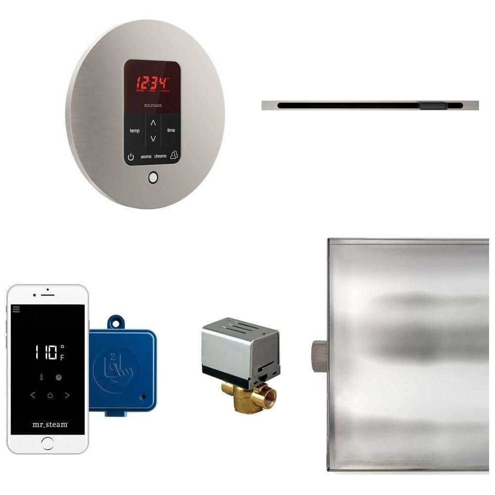 Mr. Steam Butler Linear Steam Shower Control Package with iTempoPlus Control and Linear SteamHead Round, view 3, RecovAthlete