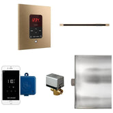 Mr. Steam Butler Linear Steam Shower Control Package with iTempoPlus Control and Linear SteamHead Square