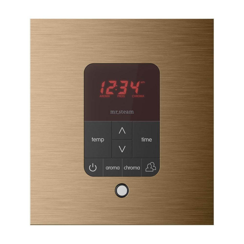 Mr. Steam iTempoPlus Steam Shower Control and Aroma Designer SteamHead Square, view 2, RecovAthlete