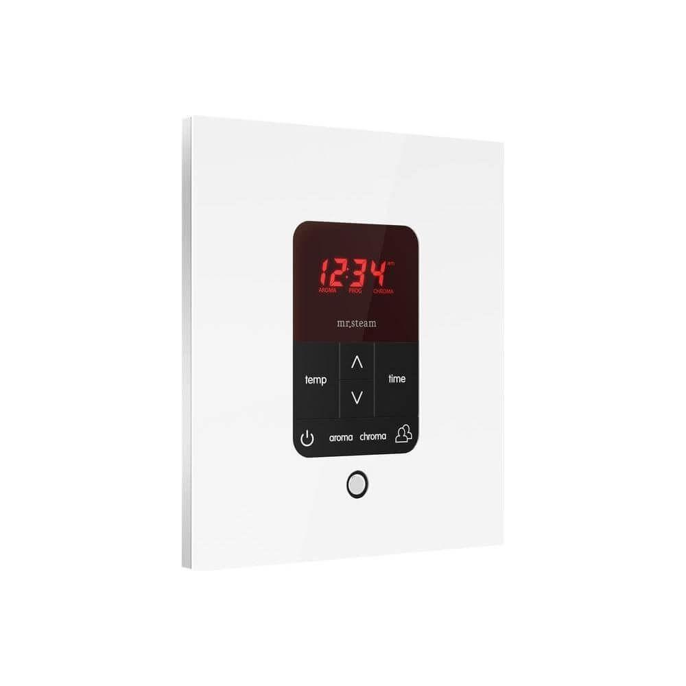 Mr. Steam iTempoPlus Steam Shower Control and Aroma Designer SteamHead Square, view 33, RecovAthlete