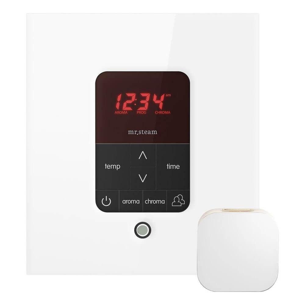 Mr. Steam iTempoPlus Steam Shower Control and Aroma Designer SteamHead Square, view 31, RecovAthlete