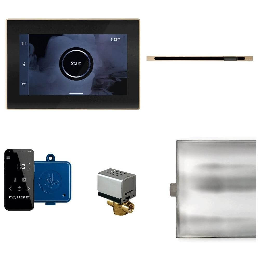 Mr. Steam XButler Linear Steam Shower Control Package with iSteamX Control and Linear SteamHead, RecovAthlete