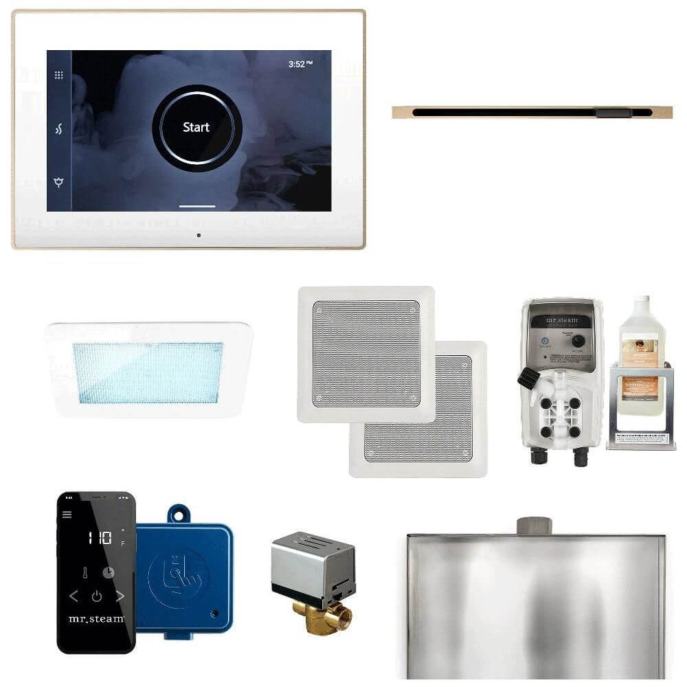 Mr. Steam XDream Linear Steam Shower Control Package with iSteamX Control and Linear SteamHead, view 9, RecovAthlete