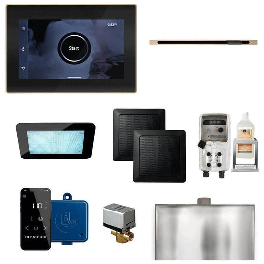 Mr. Steam XDream Linear Steam Shower Control Package with iSteamX Control and Linear SteamHead, RecovAthlete