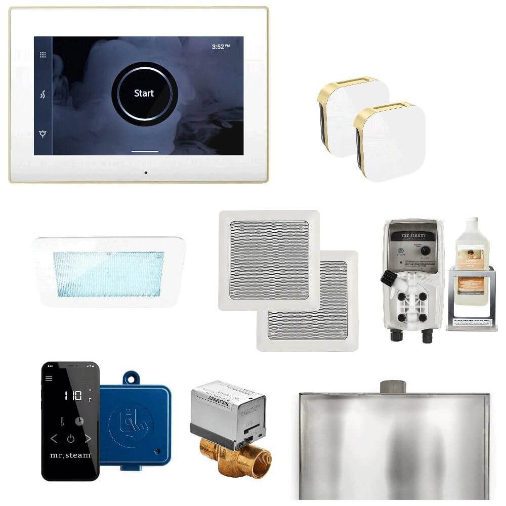 Mr. Steam XDream Max Steam Shower Control Package with iSteamX Control and Aroma Glass SteamHead, view 16, RecovAthlete