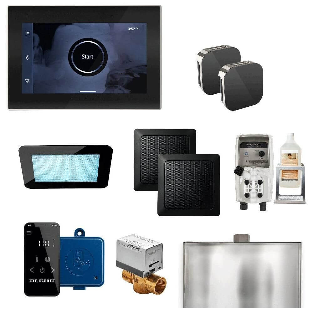 Mr. Steam XDream Max Steam Shower Control Package with iSteamX Control and Aroma Glass SteamHead, view 7, RecovAthlete
