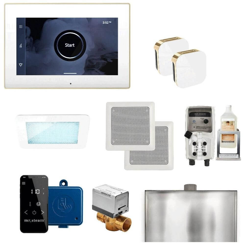 Mr. Steam XDream Max Steam Shower Control Package with iSteamX Control and Aroma Glass SteamHead, view 13, RecovAthlete