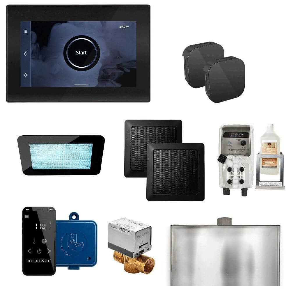 Mr. Steam XDream Max Steam Shower Control Package with iSteamX Control and Aroma Glass SteamHead, view 3, RecovAthlete
