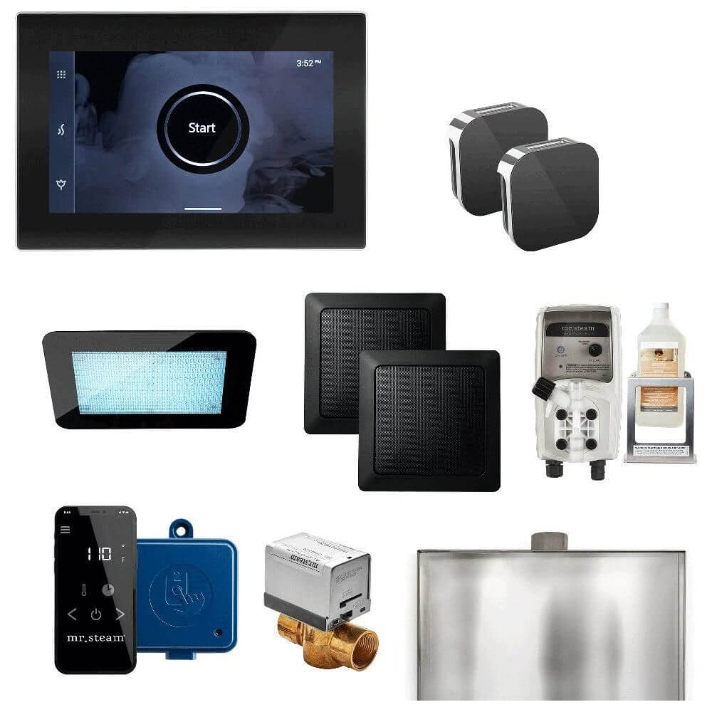 Mr. Steam XDream Max Steam Shower Control Package with iSteamX Control and Aroma Glass SteamHead, view 6, RecovAthlete