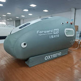 Soft-shell, durable design of oxyrevo forward 90 sitting hyperbaric chamber – RecovAthlete
