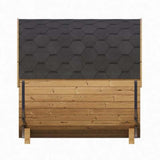 SaunaLife Model E7G Sauna Barrel Glass Front