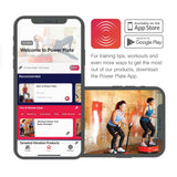 "Power Plate Pro5 workout platform with vibration enhancement.