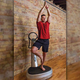 Power Plate Pro5 fitness vibration machine with accessory kit.